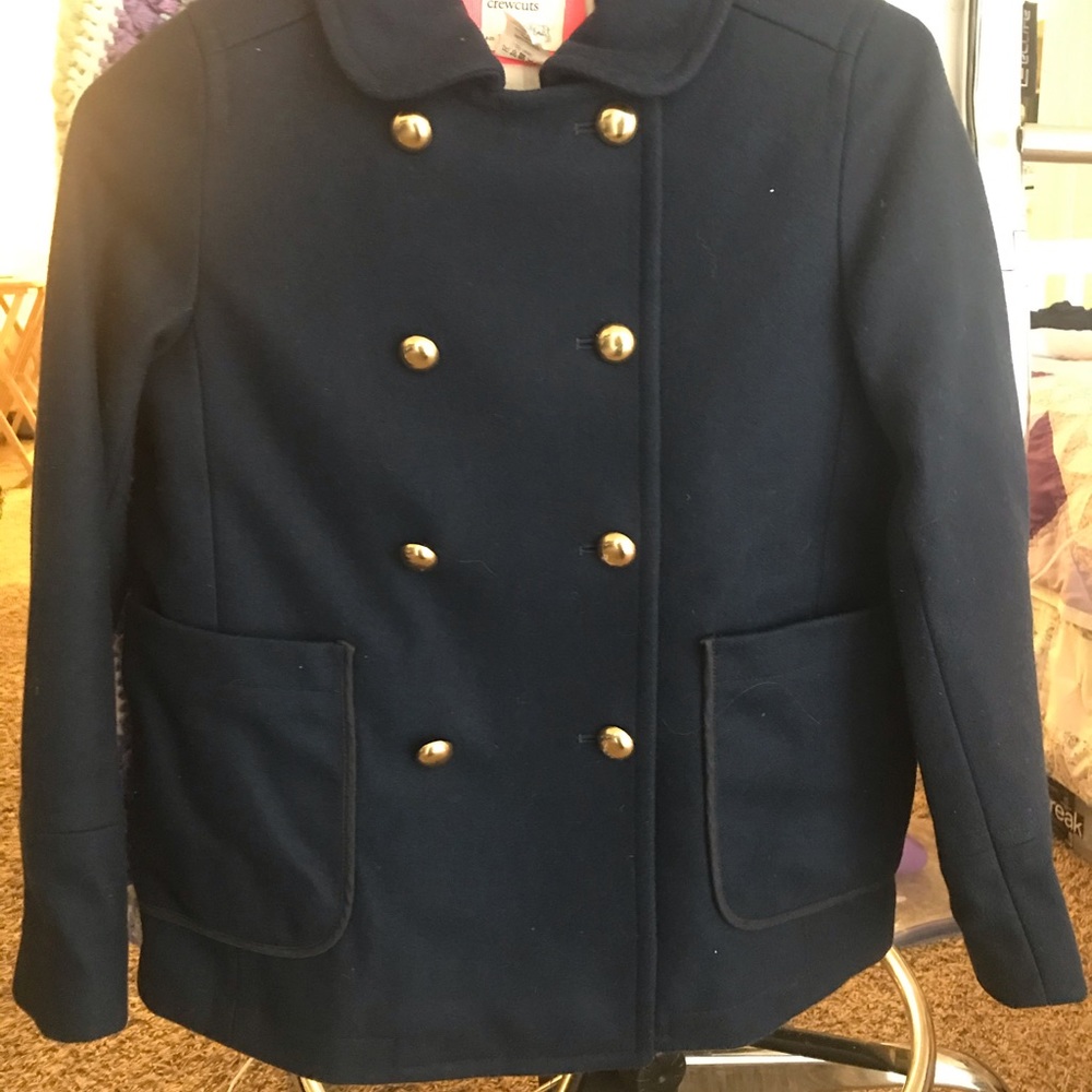 Girls size 10 Crewcuts Jacket Navy